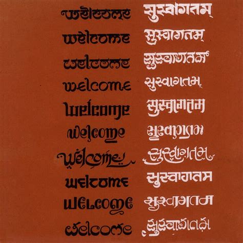 Hindi Style English Fonts