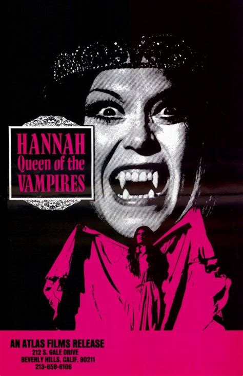 vampire posters | Hannah: Queen of the Vampires | Vampire, Vampire ...