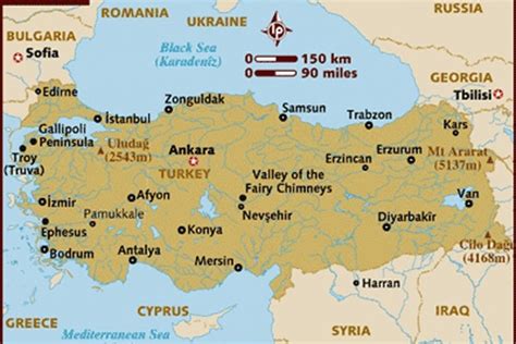 Anatolia Map (Asia Minor) with History, Facts - Istanbul Clues