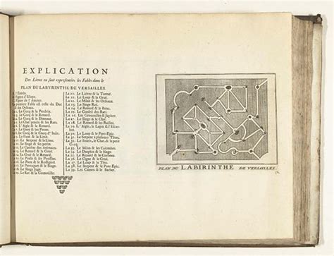 Floor plan of the maze in the gardens of the Palace of … free public ...