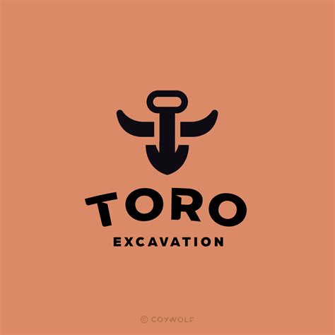 For Sale – Toro Excavation Bull and Shovel Logo Design – Logo Cowboy