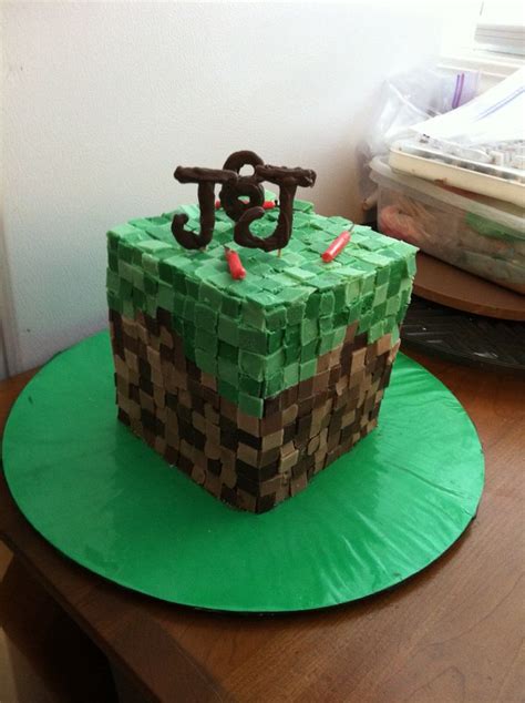 Minecraft | Cupcake cakes, Cake, Boy cake