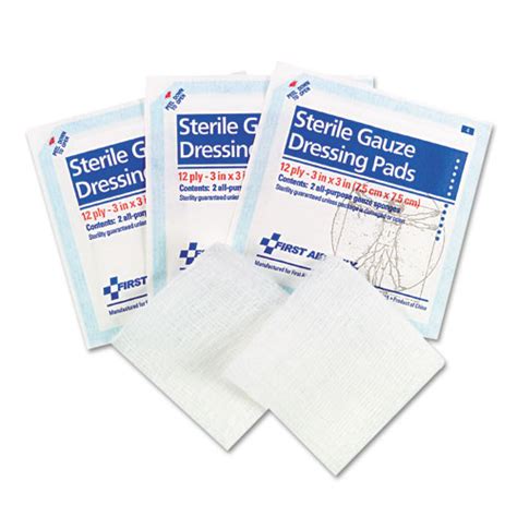 Sterile Gauze Pads Use