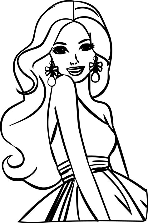 Barbie Logo Pages Coloring Pages