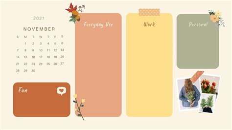 Desktop Wallpaper November Fall Autumn Desktop Laptop - Etsy | Desktop ...