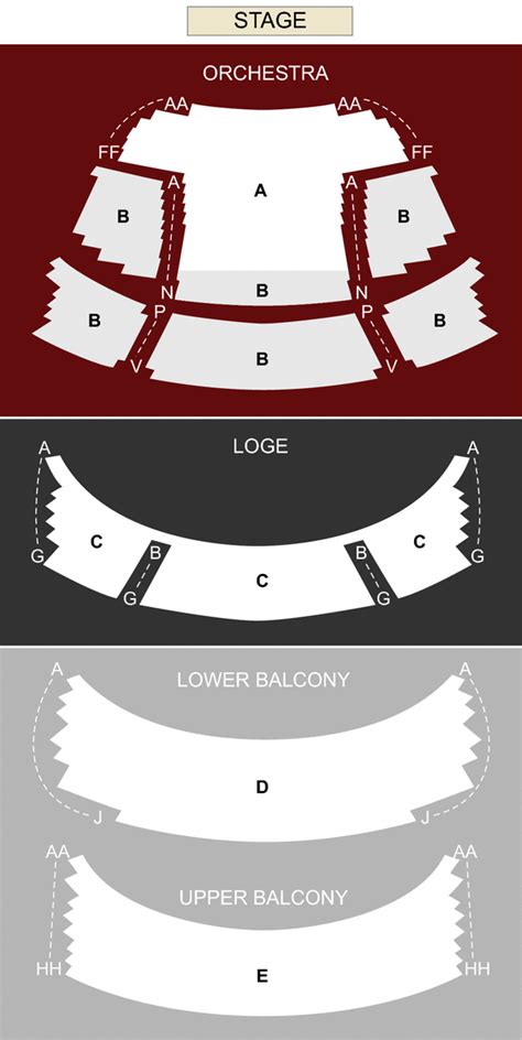 Schuster Performing Arts Center, Dayton, OH - Seating Chart & Stage ...