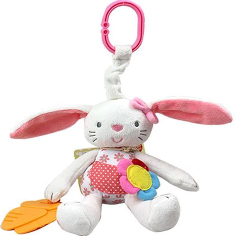 Rabbit Baby Rattle 0 12 Months Crib With Gutta percha Pram Toys Soft ...