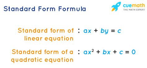 Standard Form Formula - What is Standard Form Formula? Examples