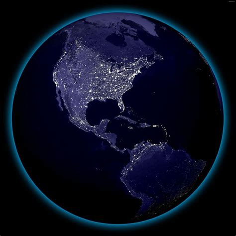 Earth from Space at Night (Nasa) | Earth from space, Hubble pictures ...