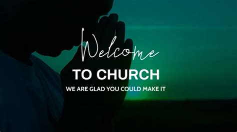 Copy of welcome to church digital display | PosterMyWall