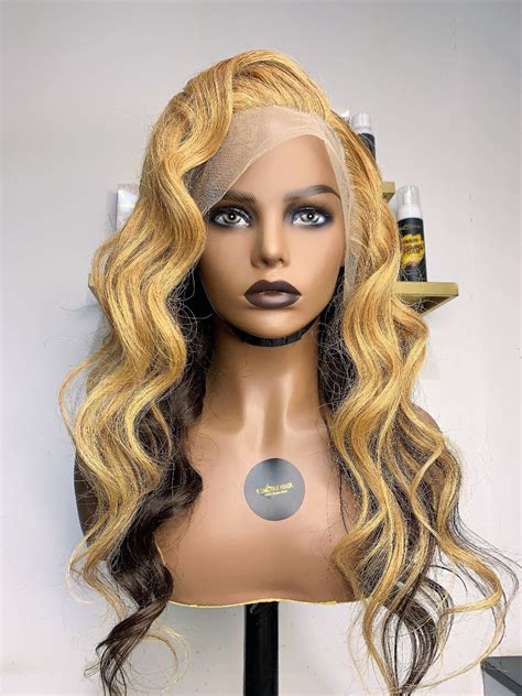 20 inch Blonde Colored Lace Front Wig - Remore Hair