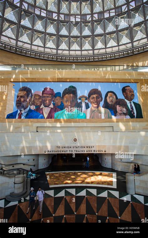 Los Angeles Union Station Mural Stock Photo - Alamy