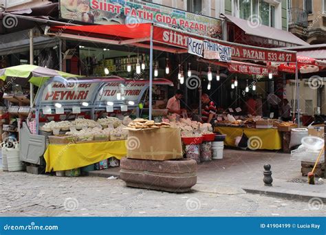 Turkish food market editorial stock image. Image of women - 41904199