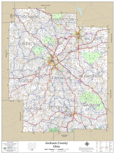 Jackson County Ohio Map - Cicely Bridgette