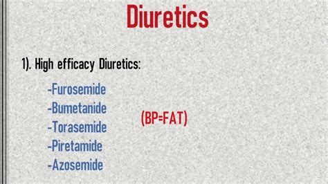 Classification of Diuretic drugs- Easy notes ( Diuretics part 1) - YouTube