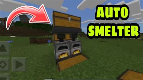 How to make Auto smelter in Minecraft bedrock edition/java || how to ...