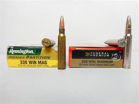 ASSORTED LOT OF 338 WIN MAG INCLUDING REMINGTON AND FEDERAL AMMUNITION