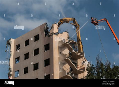 Demolition in progress on the former Eden Hospital in Castro Valley ...