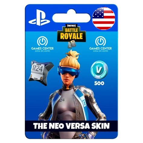 Fortnite Neo Versa Skin + 500 V-Bucks USA REGION ONLY Playstation 4 ...