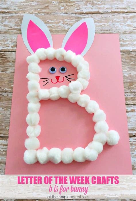 Preschool Letter B Craft: B is for Bunny (Great for Easter too!)