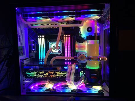 Gaming Pc Build, Computer Setup, Water Cooler, Jukebox, Smartphone ...