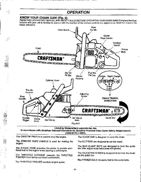 Craftsman Chainsaw Repair Manual