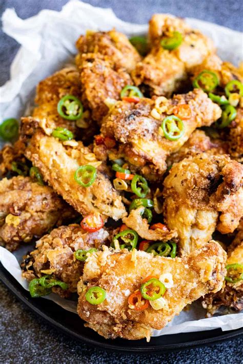 Chinese Salt and Pepper Chicken Wings | All Ways Delicious