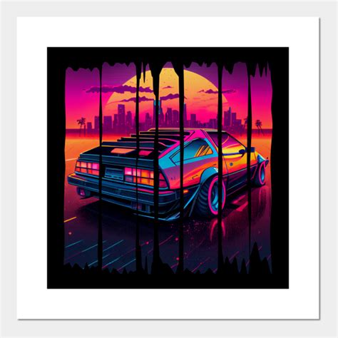 80s Car - 80s Car - Posters and Art Prints | TeePublic