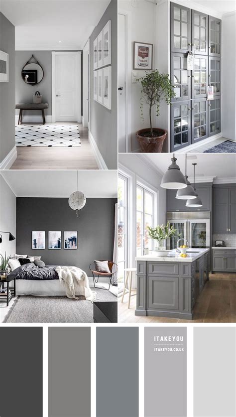 Grey Home Colour Ideas : Grey Colour Palette I Take You | Wedding ...