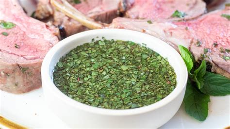 Homemade Mint Sauce For Lamb: Perfect For Roasted Lamb Meat