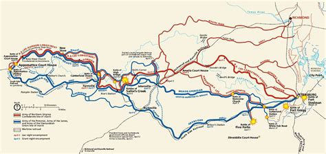 Appomattox campaign 1865 | Appomattox, Map, Dinwiddie