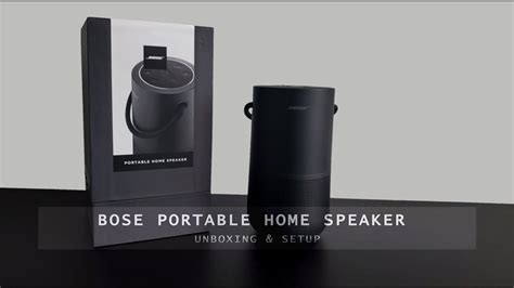 Bose Portable Home Speaker: Unboxing & Setup - YouTube