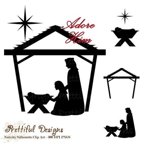 Free Nativity Silhouette Svg, Download Free Nativity Silhouette Svg png ...