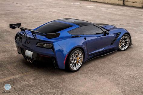 Chevrolet Corvette C7 ZR1 Blue Modulare S37 Wheel | Wheel Front