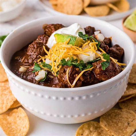 Texas-Style Chili (chili con carne) - The Chunky Chef