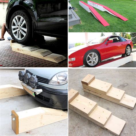 10 Inexpensive DIY Car Ramps You Can Build with Wood