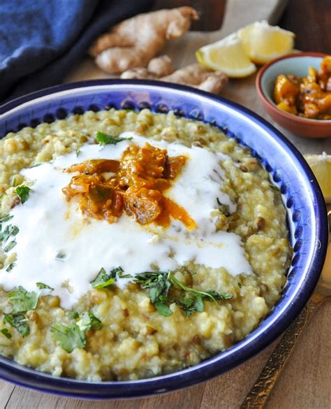 Green Moong Dal Khichdi (Instant Pot) - Honey, Whats Cooking