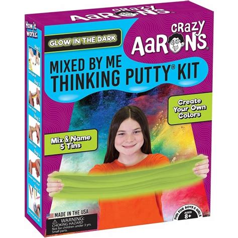 Crazy Aaron's Mixed By Me Glow in the Dark Thinking Putty Kit | A ...