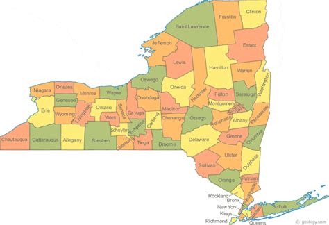 State New York Map - Angie Bobette