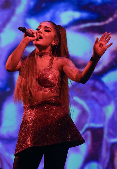 ARIANA GRANDE Performs at Her Sweetener World Tour at O2 Arena in ...