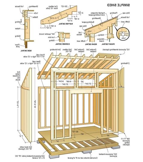 Easy storage shed plans | Easy DIY Garden Shed Plans ~ 1000+ Best Shed ...