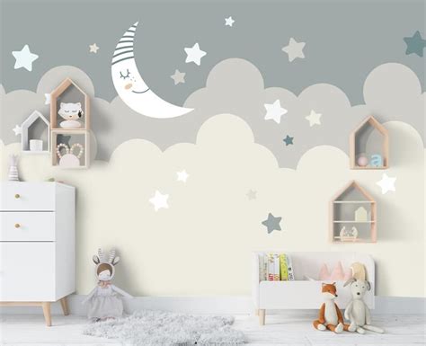 Baby Boy Baby Nursery Wallpaper - Mural Wall