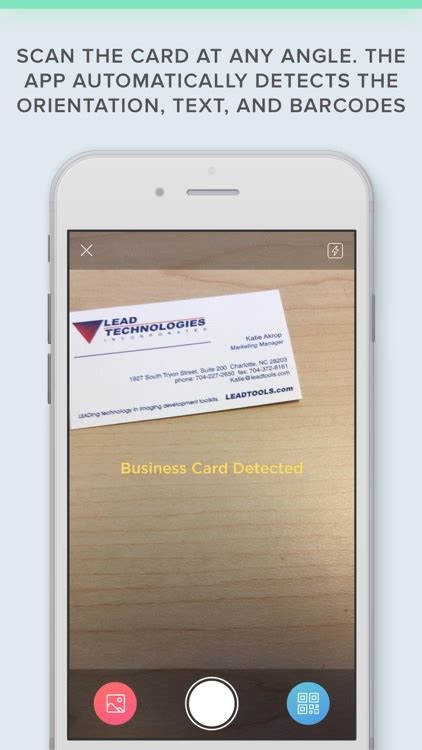 Business Card Scanner with OCR by LEAD Technologies, Inc.