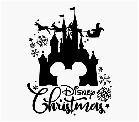 Disney Christmas Svg Free, HD Png Download , Transparent Png Image ...