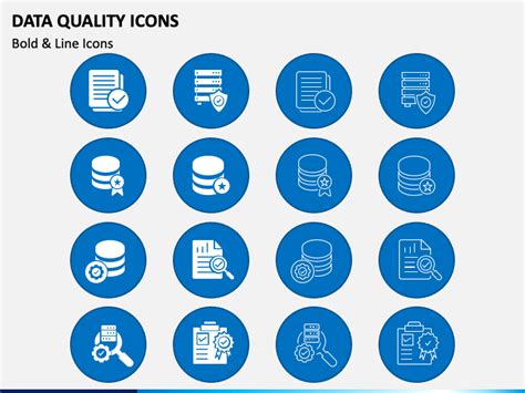 Data Quality Icons for PowerPoint and Google Slides - PPT Slides