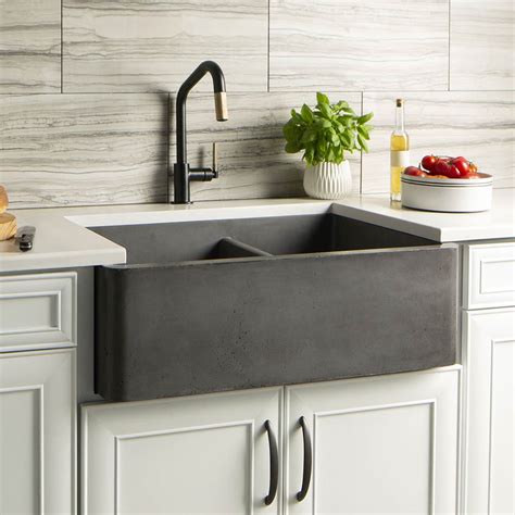 Farmhouse Kitchen Sink Double Bowl