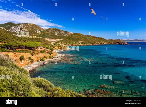 Spiaggia di Bega sa Canna (Porto Flavia) beach close to Porto Flavia ...