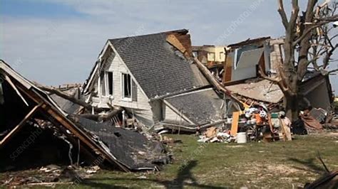 Damage from EF4 tornado - Stock Video Clip - K003/6884 - Science Photo ...