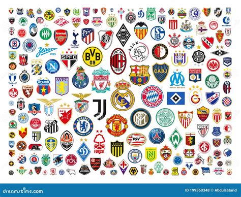 Football Clubs Logos Stock Illustrations – 51 Football Clubs Logos ...