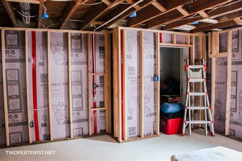 Insulating and framing a basement